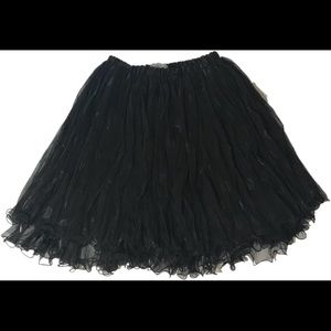 ‘Melody’ Black Polka Dot Tulle Skirt ‘M’